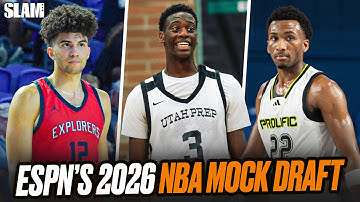 The First Ever ESPN 2026 NBA Mock Draft! 😳🚨