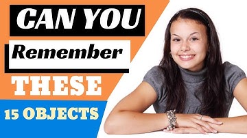 Memory Game 15 Objects #1 #MemoryGame #ImproveYourMemory