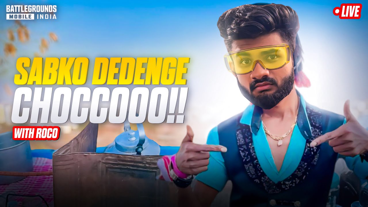 SABHKO DENGE CHOCO SUBSCRIBER'S GAME WITH ROCO 😍😍😍 #bgmi #facecam # ...