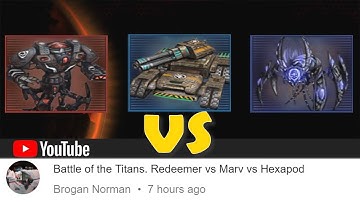 GDI MARV vs Nod Redeemer vs Scrin Hexapod