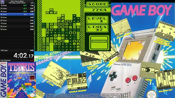 Tetris (Game Boy) 100 Lines, Level 0 Start speedrun in 8:35 RTA