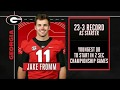 Jake Fromm vs. Alabama (SECCG) 2018