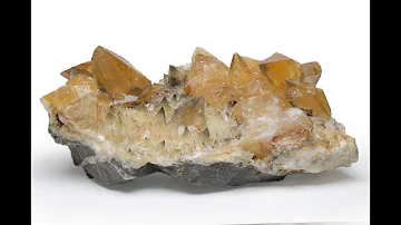 Dogtooth Calcite Crystals with Phantoms