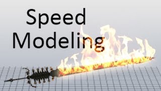 Avatar of Khaine, Sword - Speed Modelling