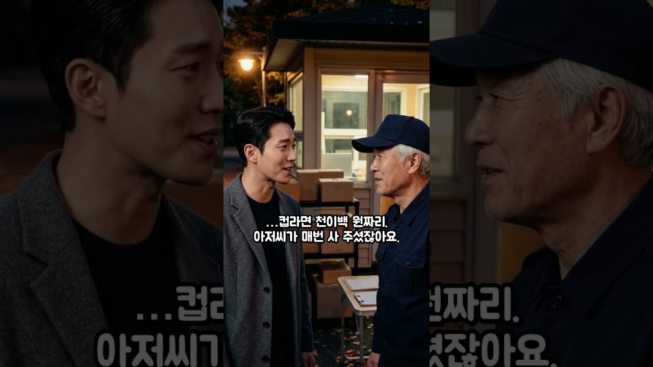 경비 둘 다 자르면 관리비 월 삼만 원 줄어요 경비 아저씨 근무일지를 바닥에 던진 동대표, 새 입주자 회장이 주운 한 장