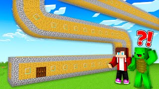 JJ Build HOUSE INSIDE TV WOMAN in Minecraft! CAN IT BE A Mikey TRAP?! in Minecraft - Maizen