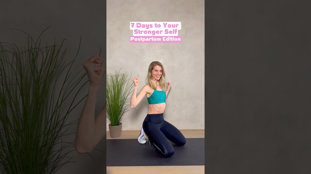 1 Week, 7 Moves 🔥 Quick Workout for Busy Moms 