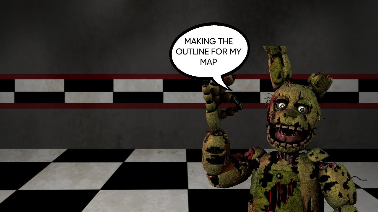 making the outline for my map