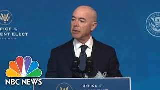 Biden's Secretary Of Homeland Security Nominee Alejandro Mayorkas Delivers Remarks | NBC News