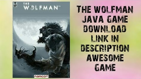 The wolfman the game java full game (download link in description)