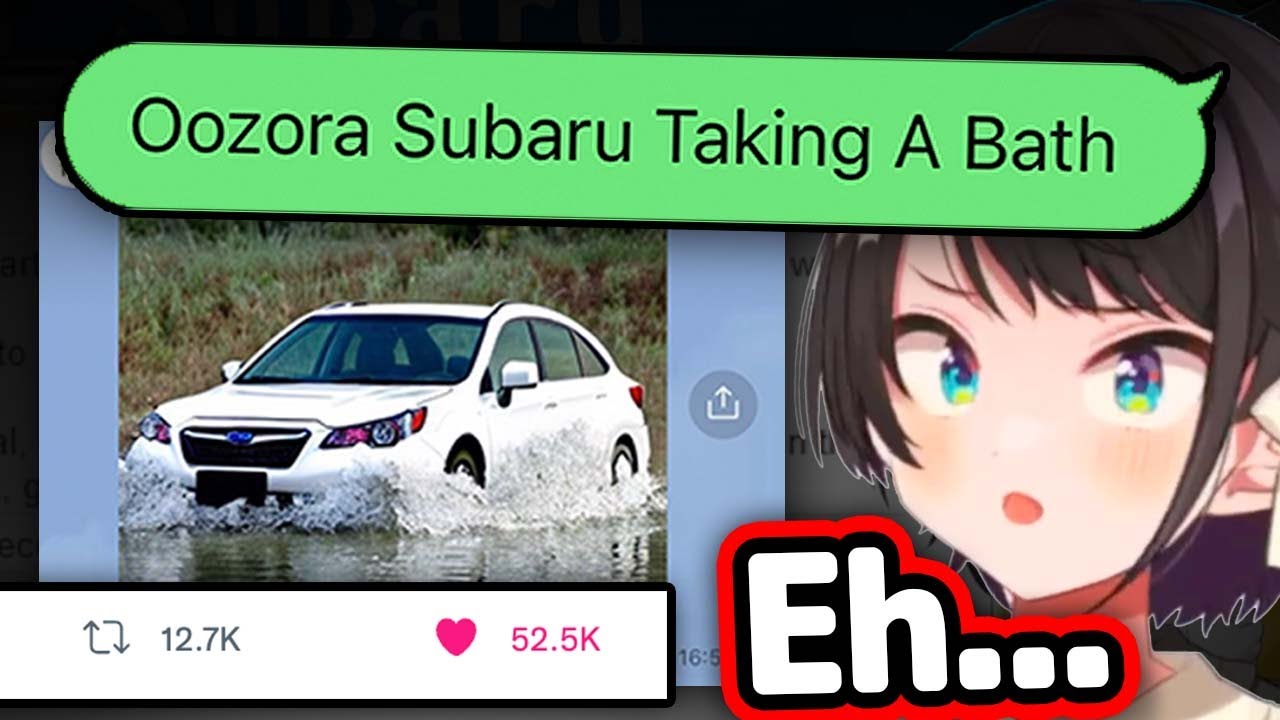 An AI Thought "Oozora Subaru" Was A Car and Got Over 50,000 Likes On Twitter【Hololive】