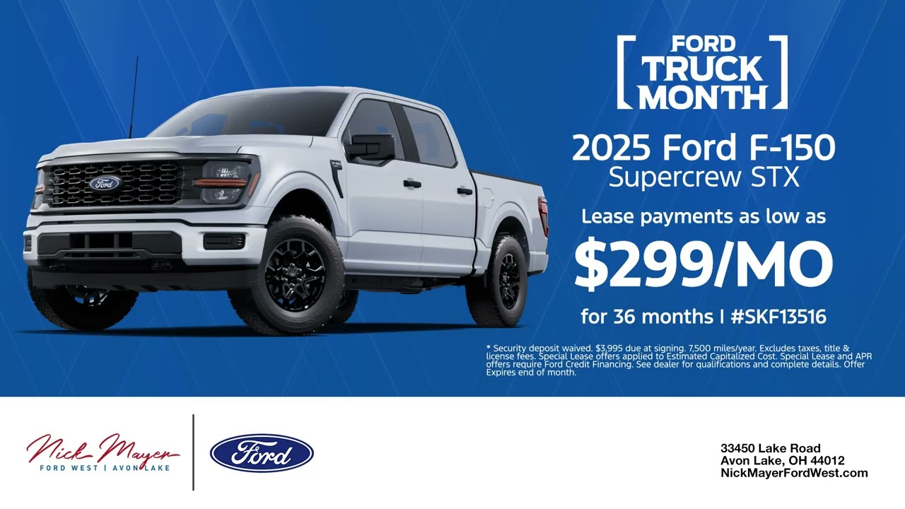 Truck Month is on at Nick Mayer Ford West Avon Lake