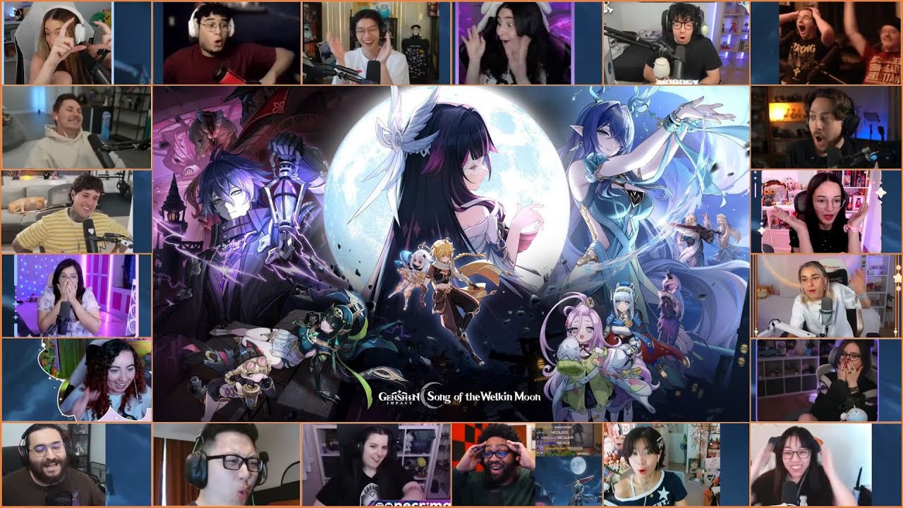 Song of the Welkin Moon Teaser: Moonlit Ballad of the Night | Genshin Impact Reaction Mashup