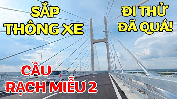 Đi hết đường Cầu Rạch Miễu 2, hướng đi từ Cầu Hàm Luông QL60 qua Cầu Rạch Miễu 2 đến Ngã Tư Đồng Tâm