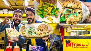 PAKISTANI FRIES KHAI HAY? 🇵🇰| FOODIE MISHKAT | PIZZA FRIES 🍟