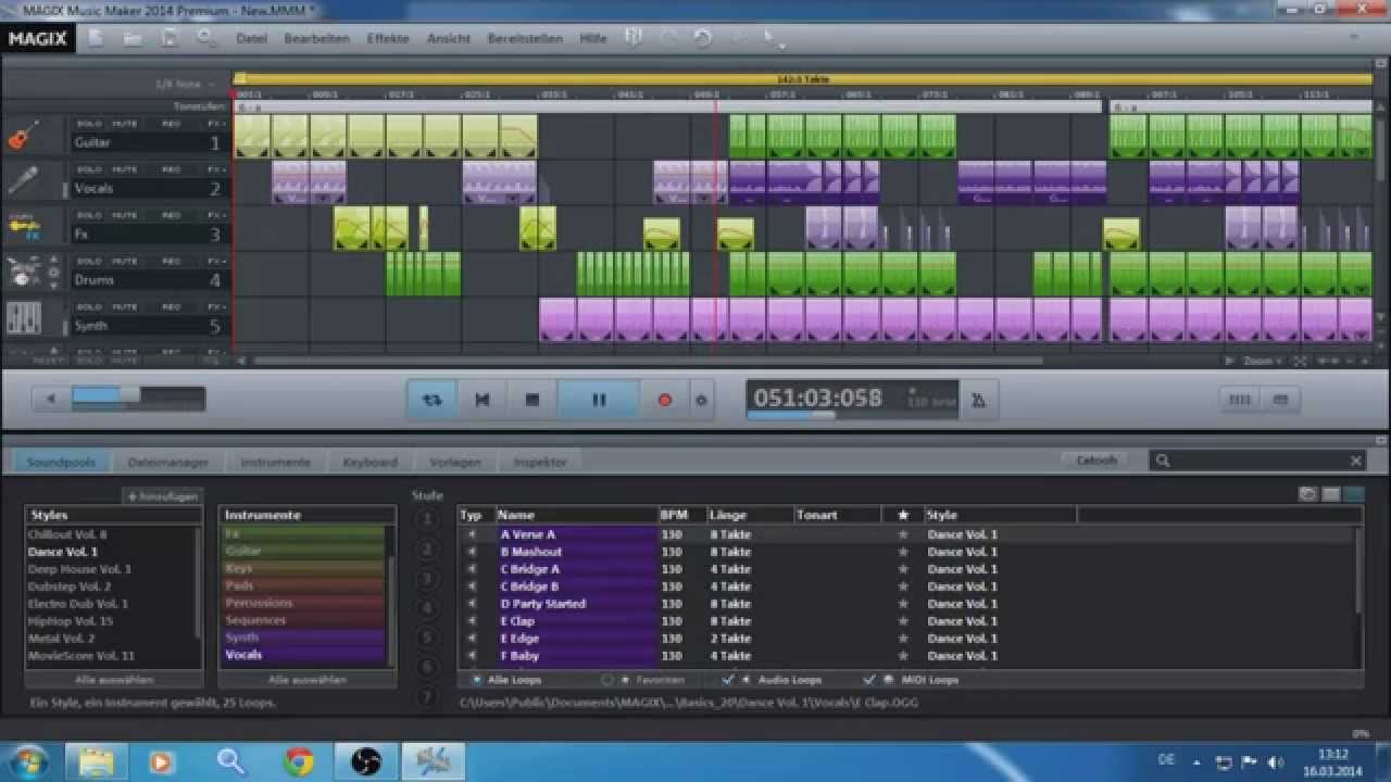 Magix Music Maker 2014 Premium .mp4 Dance Club - YouTube