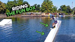 I Finally Rode The Fun Box!! - Wakeboard Progression