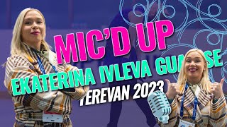 Mic'd Up: Ekaterina Ivleva Guarise | Yerevan 2023 | #JGPFigure