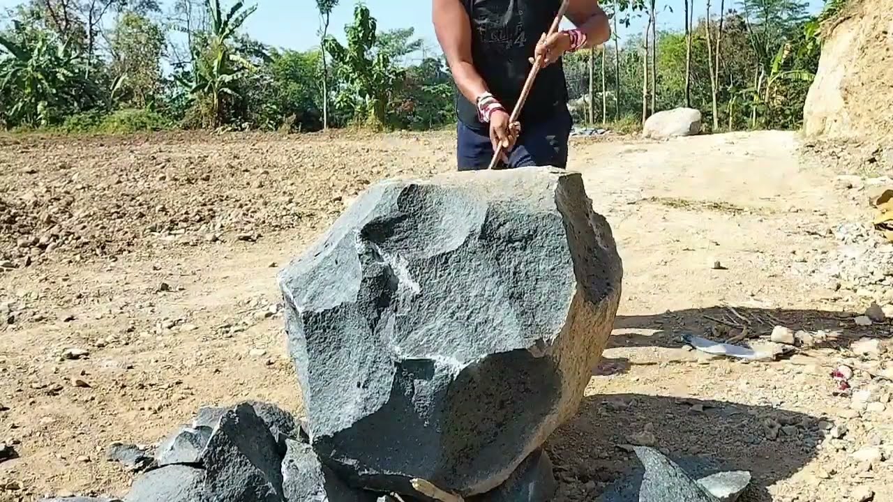 batu langsung remuk dalam waktu 10 menit