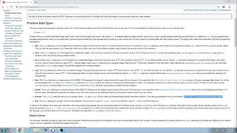 Novice Java Tutorial with Apache NetBeans 11.0: 16 boolean primitive type