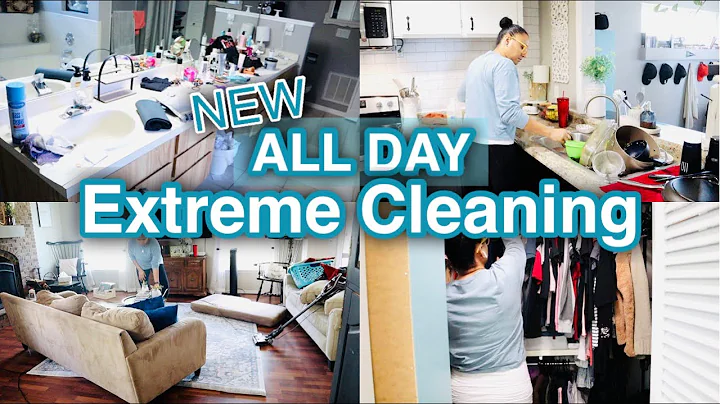 Extreme Cleaning Motivation. All Day Clean With Me. Tons of Cleaning Motivation.