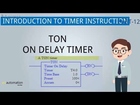 PLC PROGRAMMING PART 12| INSTRUCTION TO TIMER INSTRUCTION | ON DELAY TIMER
