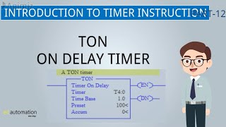 PLC PROGRAMMING PART 12| INSTRUCTION TO TIMER INSTRUCTION | ON DELAY TIMER