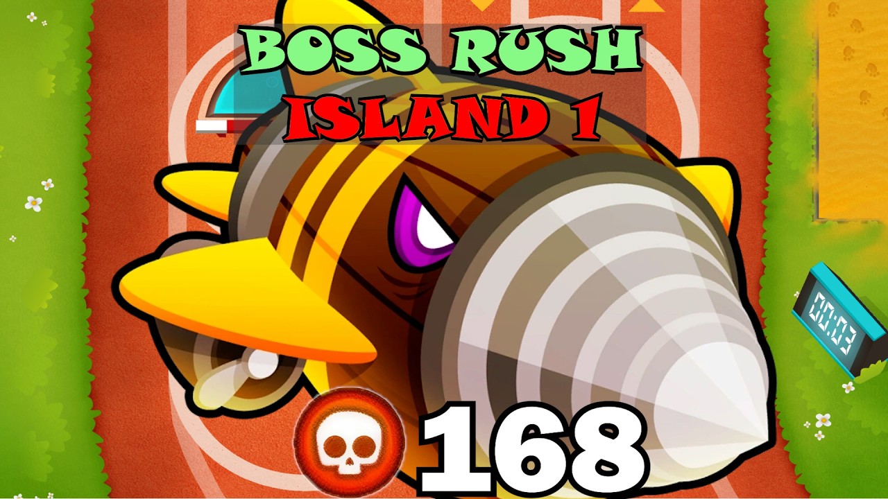 Boss Rush Island 1 | Pops 168 | Dreadbloon | Four Circles | BTD6 Boss Tutorial