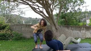 Foot Face Palanca Al Brazo Female Judo Armbar Technique With Foot On Face Part 2