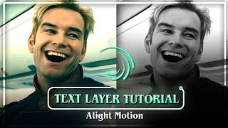Text layer Tutorial ( +Preset ) - Alight Motion screenshot 3