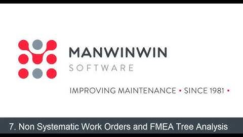 7. Non Systematic Work Orders and FMEA tree analysis (updated version)
