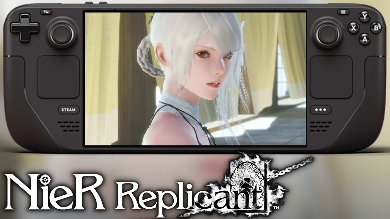 NieR Replicant on LCD Steam Deck is AWESOME - 60 FPS Possible