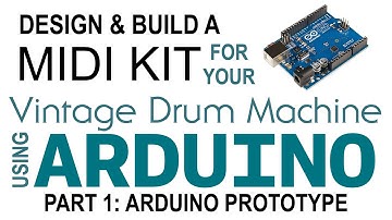 Design a Drum Machine MIDI Kit Using Arduino Part 1