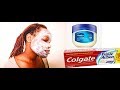 WOW!!! I APPLIED COLGATE AND VASELINE ON MY DARK SKIN :!DOES IT WORK??