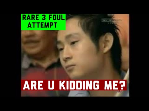 RARE FOOTAGE | 3 Foul Rule Attempt | 9 Ball 