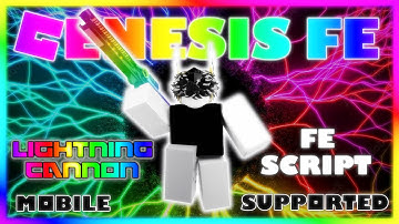 ROBLOX GENESIS FE LIGHTNING CANNON V4 SCRIPT | FLING | R6 & R15 | FREE | FE HAT SCRIPT | GENESIS FE