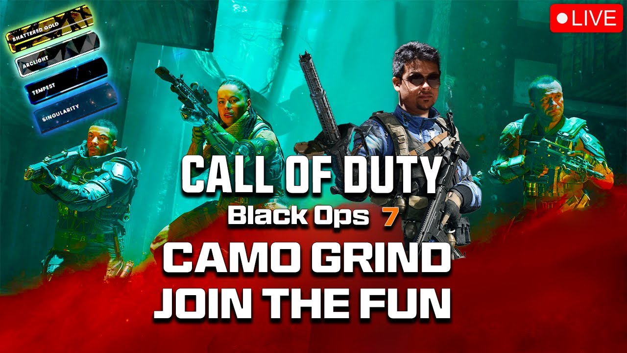 Call of Duty BO7 Multiplayer Camo Grind!! Hindi Live Stream!! 