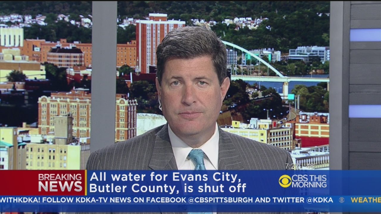 Evans City Water Main Break Knocks Out Service To Entire Borough YouTube