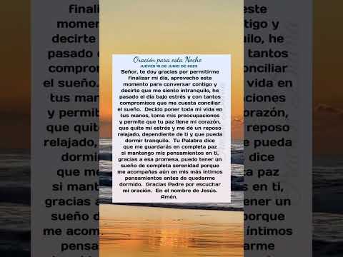 Oración para la