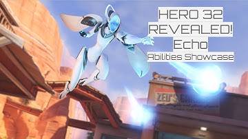 OVERWATCH HERO 32 REVEALED - Echo Abilities Showcase