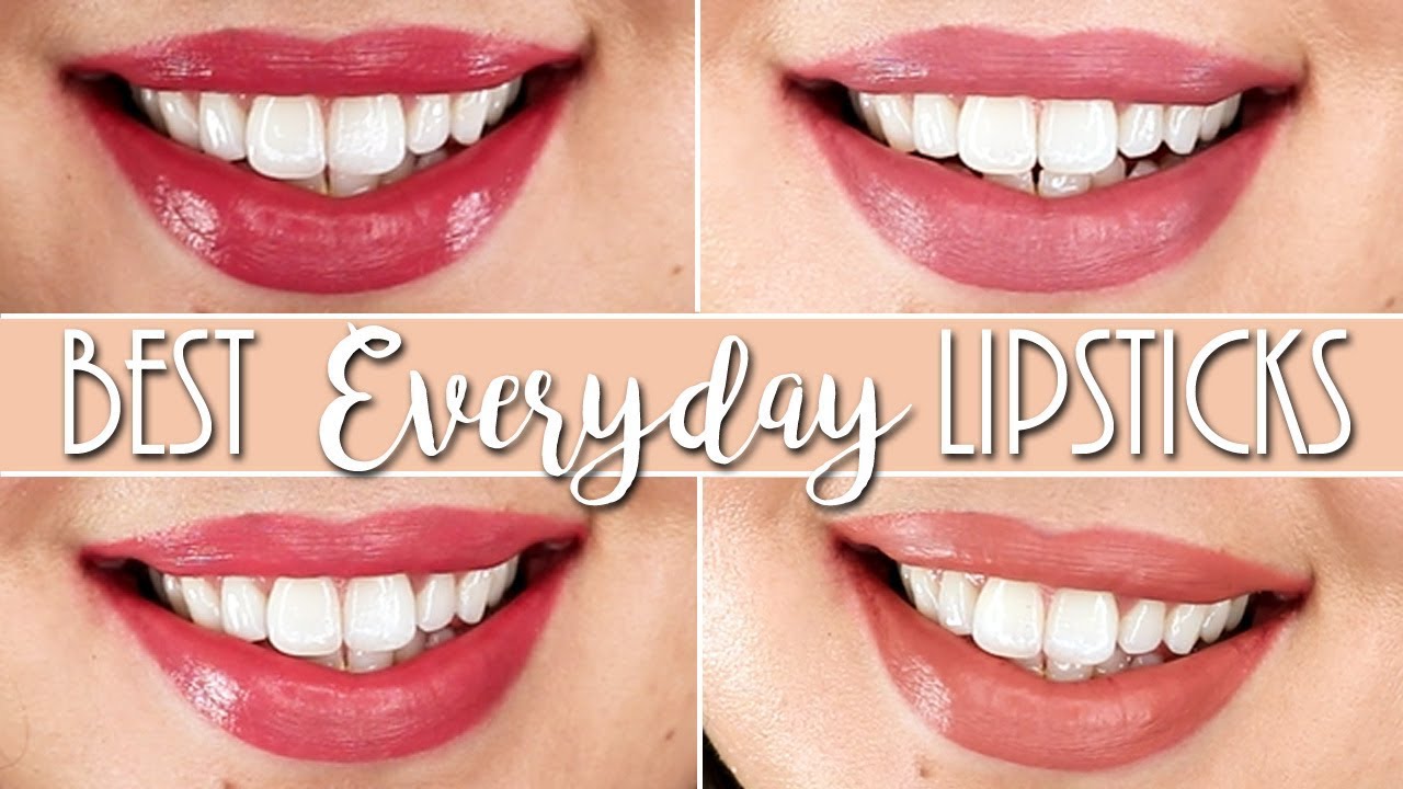 BEST Everyday Lipsticks Lip Swatches YouTube