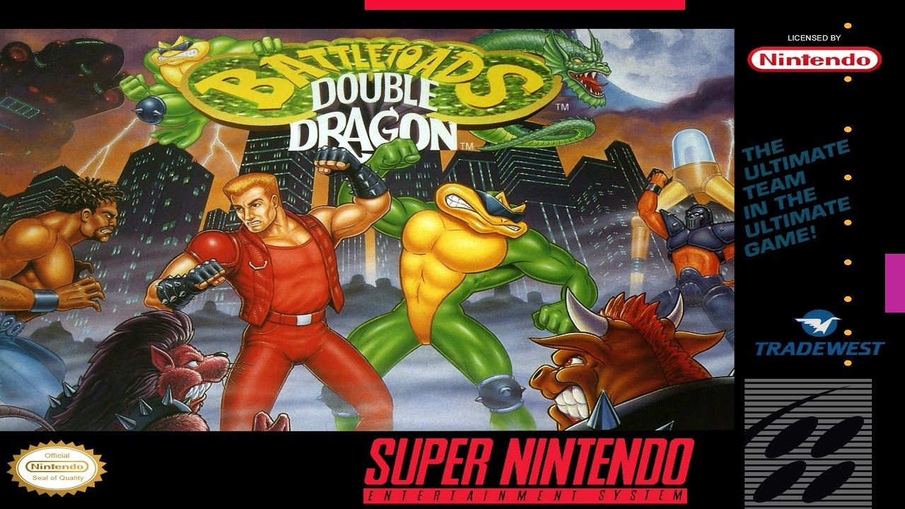 Battletoads ultimate team. Battletoads & Double Dragon Snes обложка. Battletoads Double Dragon геймплей. Боевые Жабы. Боевые Жабы на супер Нинтендо.