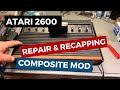 Dead Atari 2600 - repair, recap and composite mod