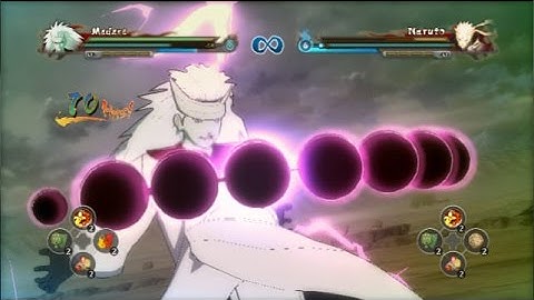 Madara six paths Vs Nine Tails Naruto Nsunsr mod pc