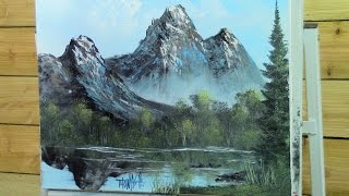 mirror mountain painting with magic wet on wet oil painting full show season 3 ep 3