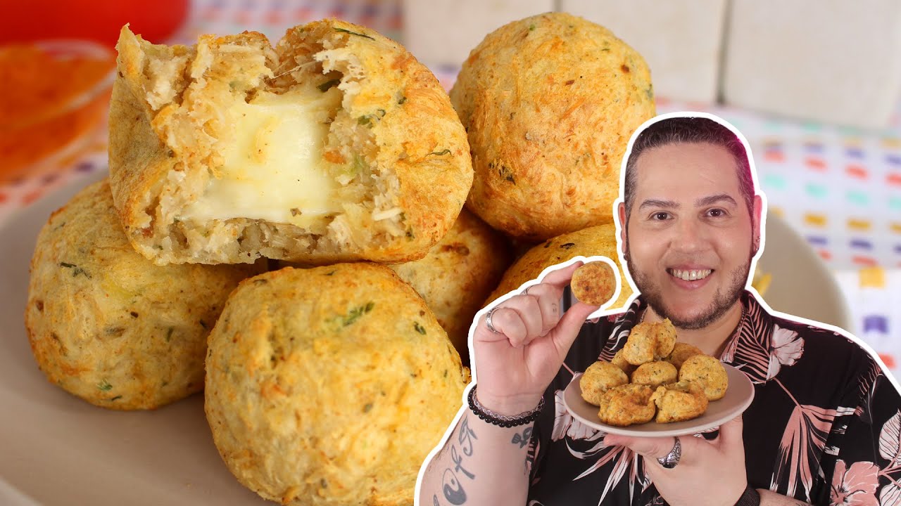 SALGADINHO DE BATATA SEM FRITURA - RECEITAS QUE AMO