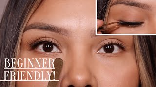 HOW TO APPLY LASHES FOR BEGINNERS|| DETAILED!