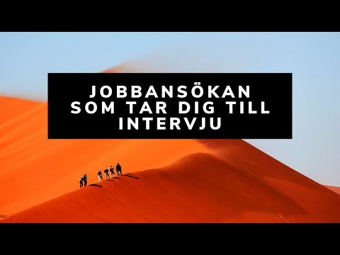 Video: Hur Ansöker Jag Om Ett Jobb