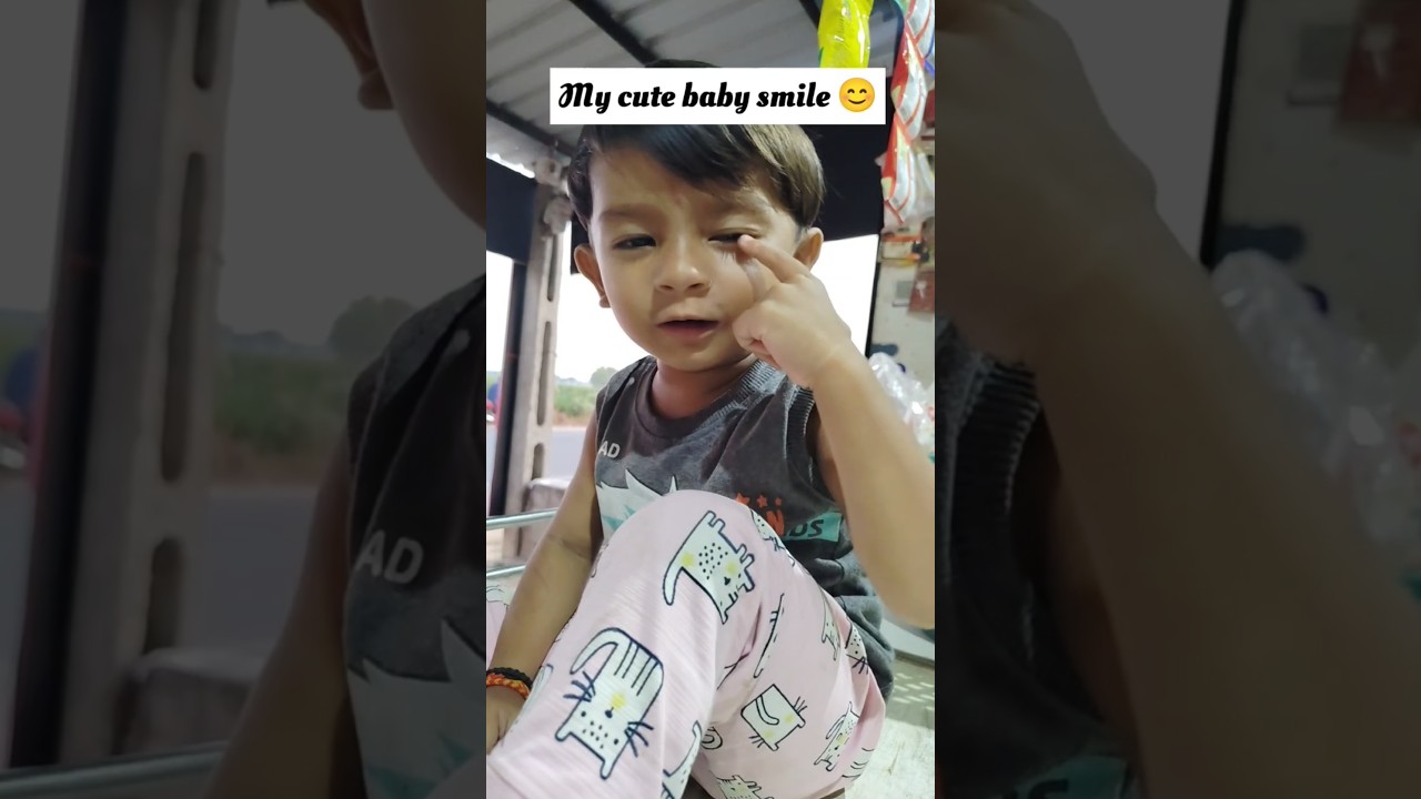 Cute baby smile 😊 