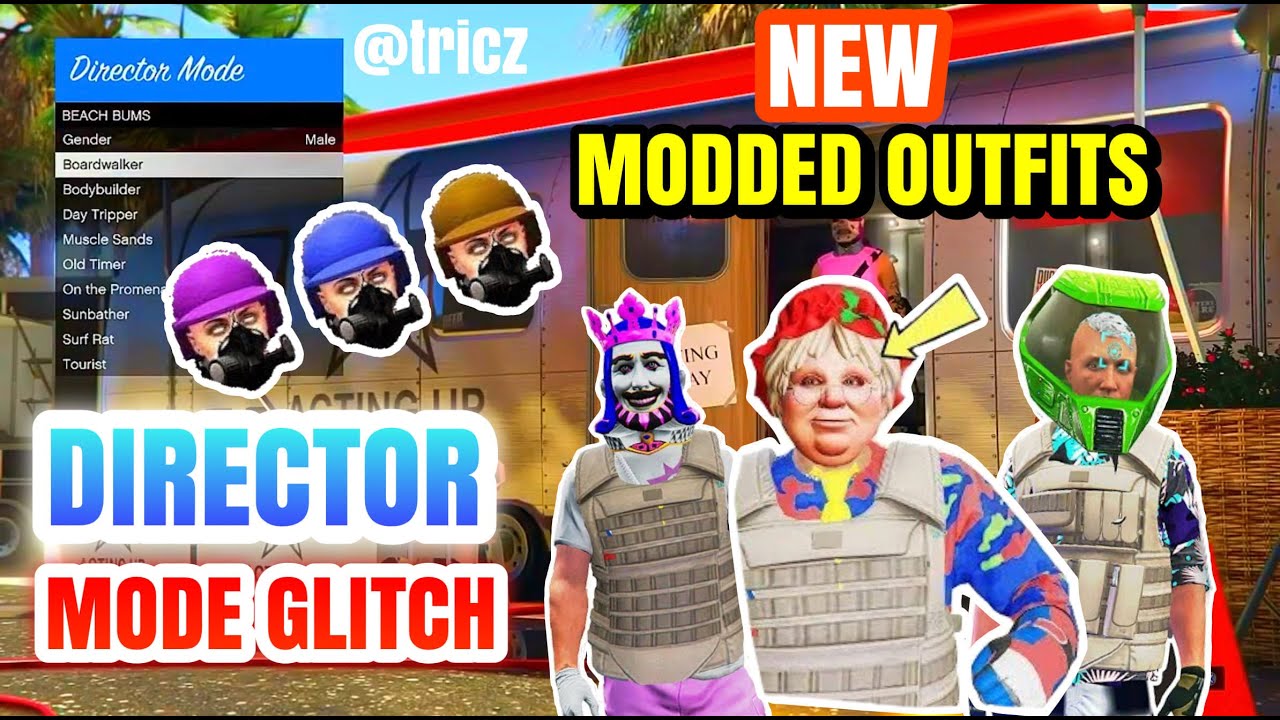 NEW WORKING DIRECTOR MODE GLITCH IN GTA 5 - Solo Director Mode Glitch Guide! (ALL MODDED OUTFITS)